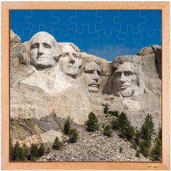 USA puzzle - Mount rushmore...