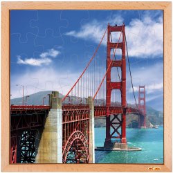 USA puzzle - Golden Gate...