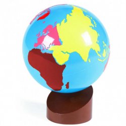 Globe Terrestre continents...