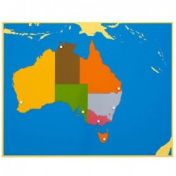 Carte puzzle : Australie