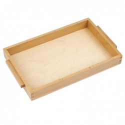 Wooden Tray With Handles:...