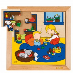 Baby puzzle - playing