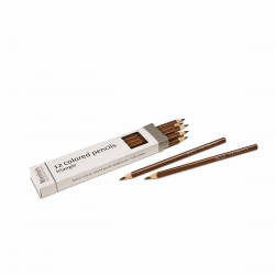 3-Sided Inset Pencil: Brown