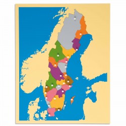 Puzzle Map: Sweden