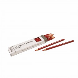 3-Sided Inset Pencil: Red