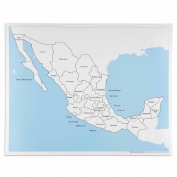 Carte de contrôle du Mexique