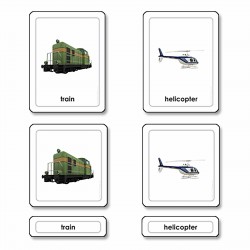 Transportation 3 Part Cards