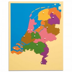 Carte puzzle des Pays-Bas