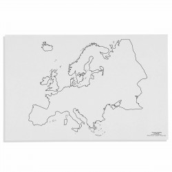 Silhouette de l'Europe x50