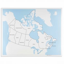 Canada Control Map: Labeled