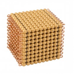 One Golden Bead Cube Of...