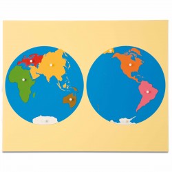 Puzzle Map: World Parts -...