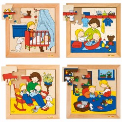 Baby puzzles - set of 4