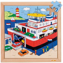 Puzzle les transports: le port