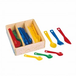 Toy cutlery plastic 24 pcs...