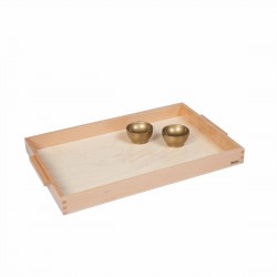 Wooden Tray With 2 Unit Cups