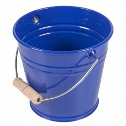Small Metal Bucket (Blue)