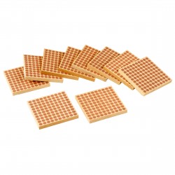Wooden Square Of 100: Set...