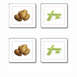 Vegetables Matching Cards