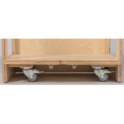 Set Of 4 Casters With Brakes