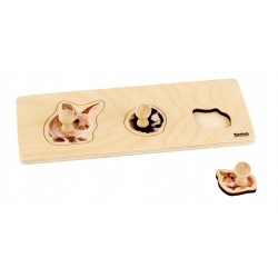 Toddler Puzzle: 3 Rodents